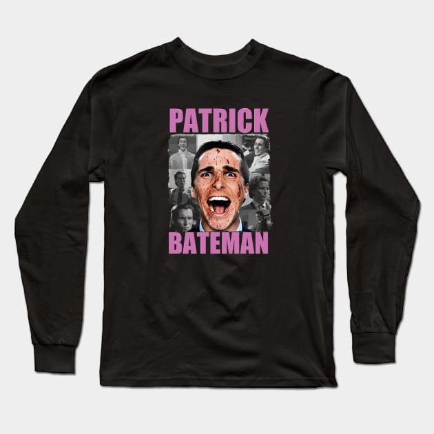 Patrick Bateman American Psycho Long Sleeve T-Shirt by Visionary Canvas